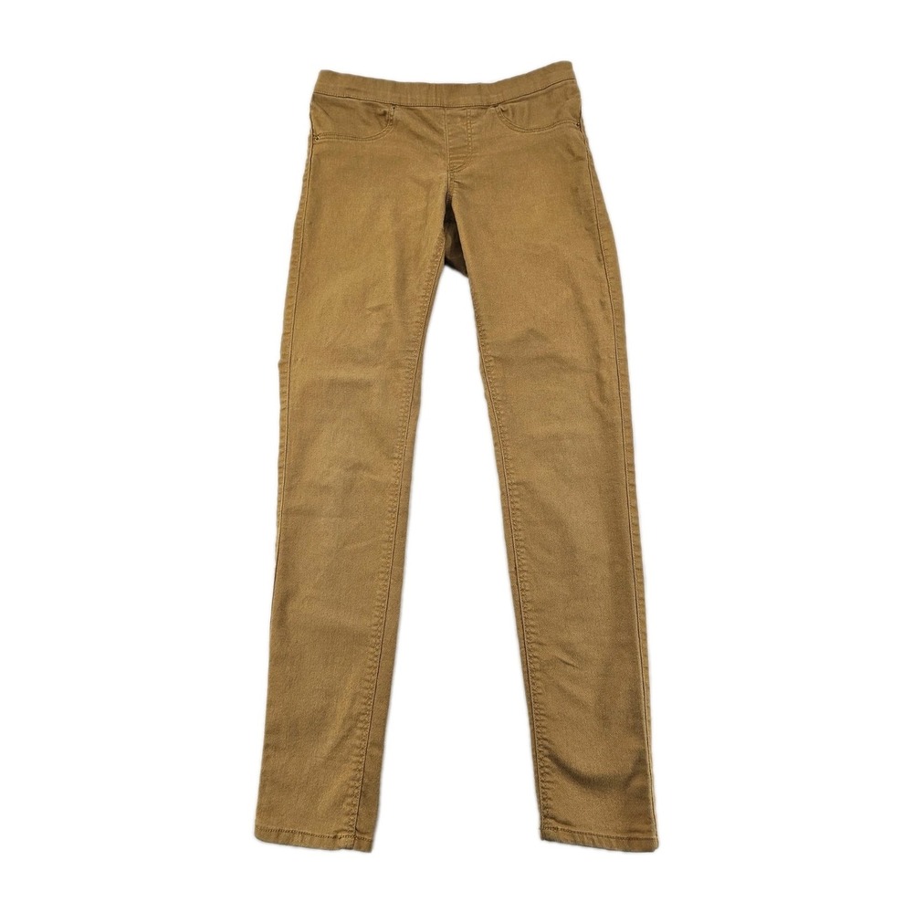 H & M Women's Skinny Fit Denim Jeans 6 Yellow Mustard Comfort Stretch Ankle Pant